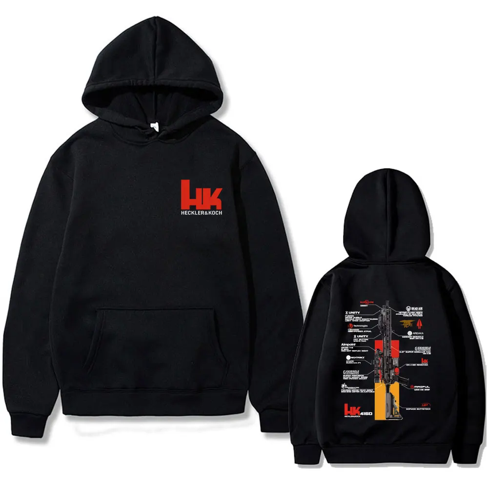 

Heckler & Koch HK416D Graphic Hoodie Men Women Tactical Army Fan Club Outdoor Training Competition Pullover Man Fashion Hoodies