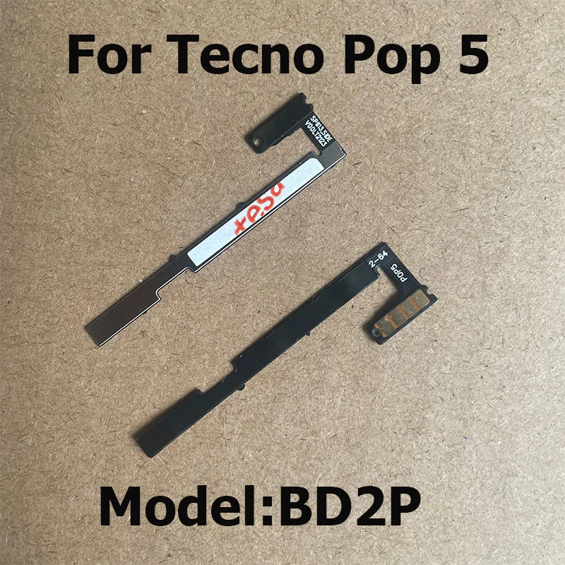 

Power Switch For Tecno Pop 5 Power On Off Volume Side Button Key Flex Cable Replacement Parts