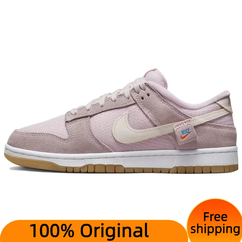 Nike Women's Dunk Low 'Teddy Bear - Light Soft Pink' Sneakers shoes With Original Box