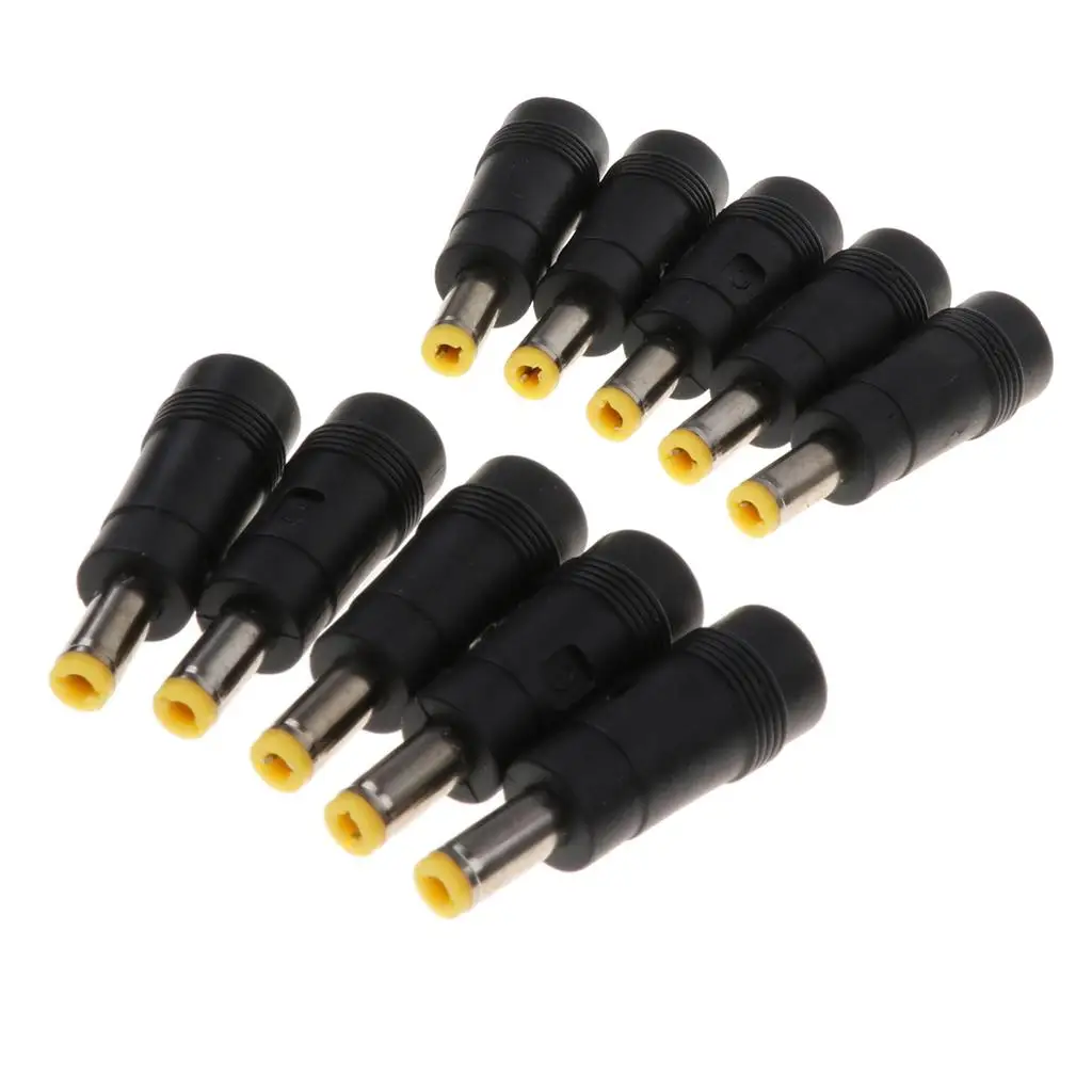 10x DC Power Adapter Connector 4.0x1.7mm Female to 5.5 X 2.5mm Male