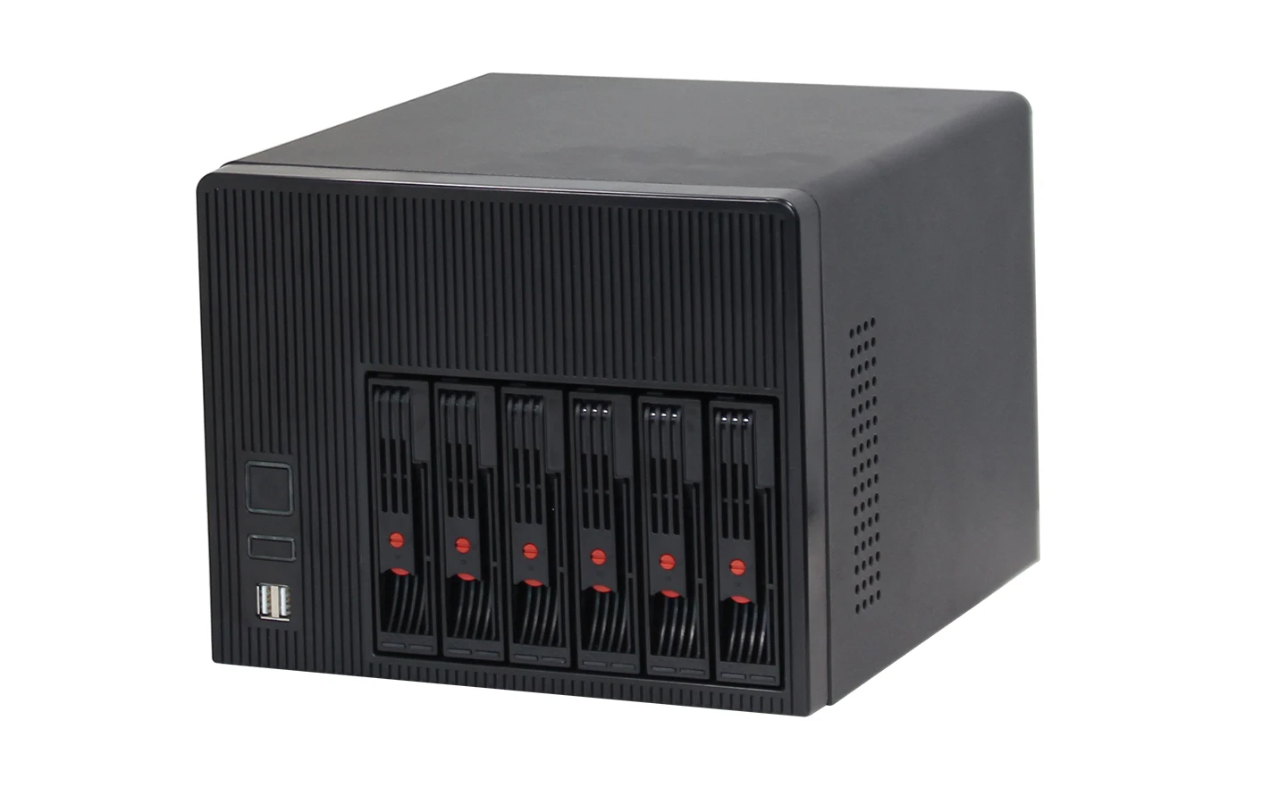 Nas-06 Most Popular 6 Pcs 3.5 Inch Hot Swap Hdd Bay Ssd Storage Server Case Computer Chassis Case For Desktop Empty chassis