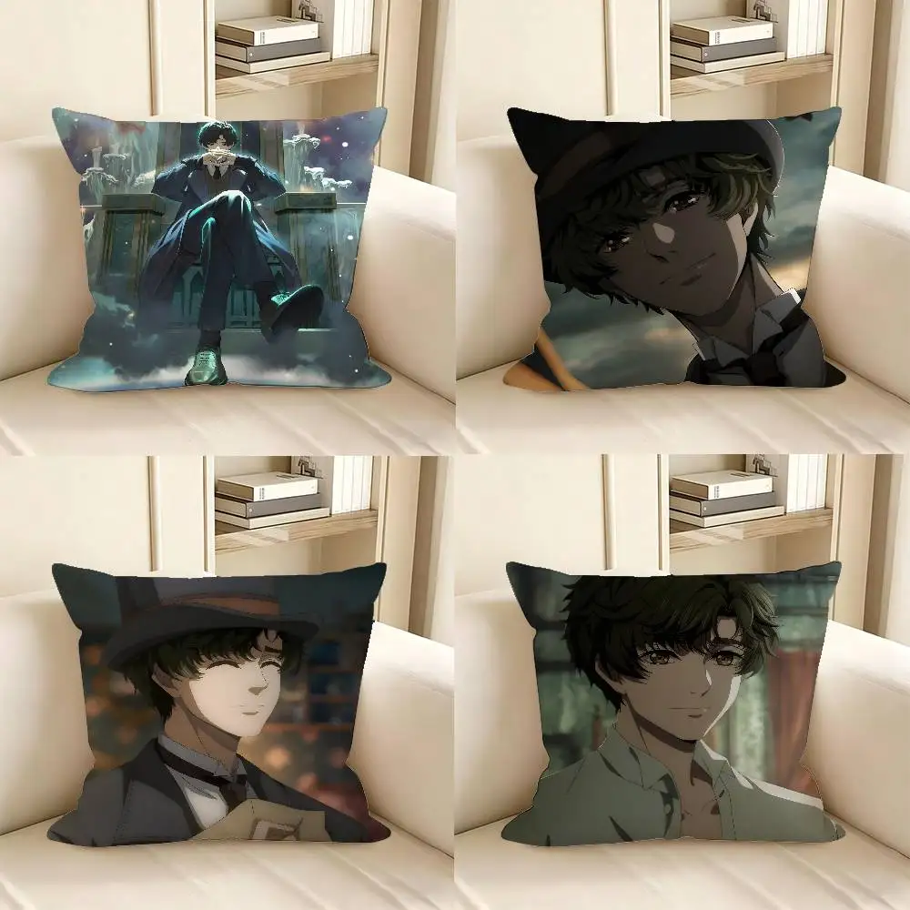 1pc Anime L-ord Of M-ysteries K-lein M-oretti Pillow Case Fashion Square Pillowcase Bedroom Sofa Room Ins Decoration Leisure