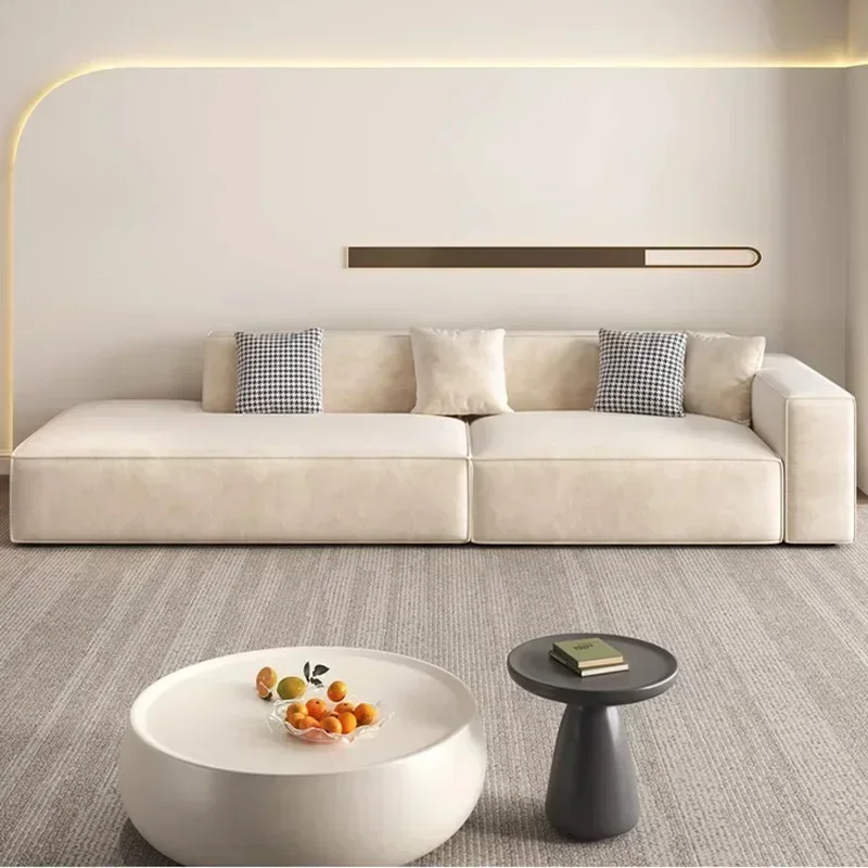 

White Modern Puff Comfortable Reclining Relaxing Nordic Luxury Furniture