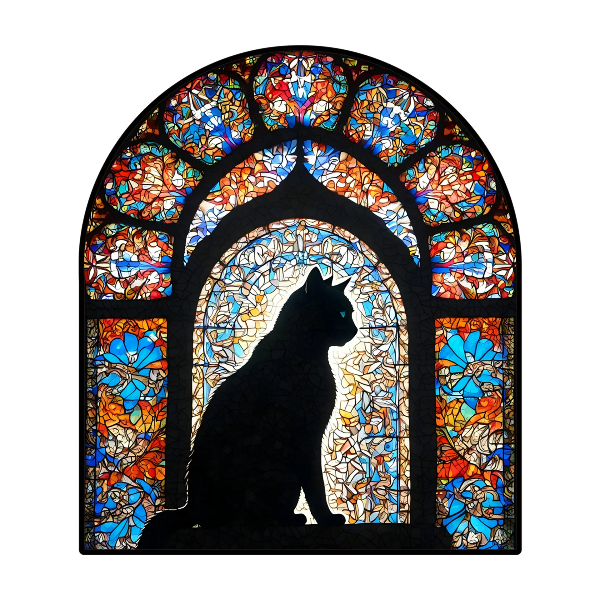 119/244개 불규칙한 모양의 고양이 나무 퍼즐 퍼즐 스트레스 해소 게임 고양이 애호가를 위한 생일 크리스마스 선물 홈 데코