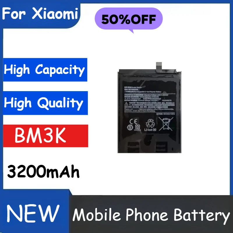 

3200mAh BM3K BM3G for Xiaomi Mix3 5G Portable Mobile Phone Battery