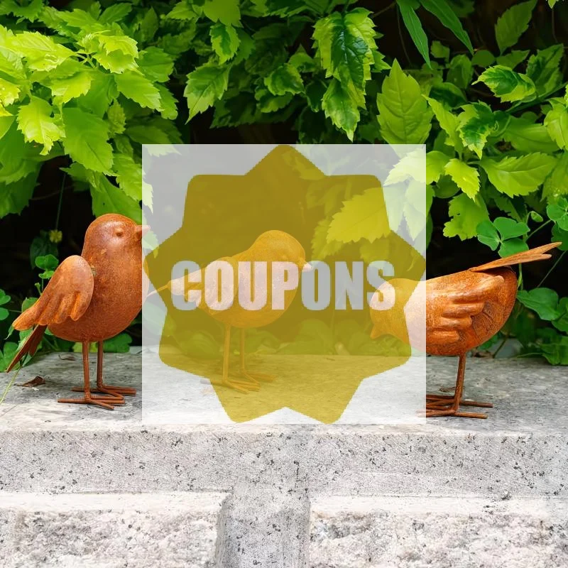 3pcs Iron Bird Figurine Decorative Statue Collection Vintage Art Bird Sculptures Tabletop Ornament For Indoor & Outdoor Decor