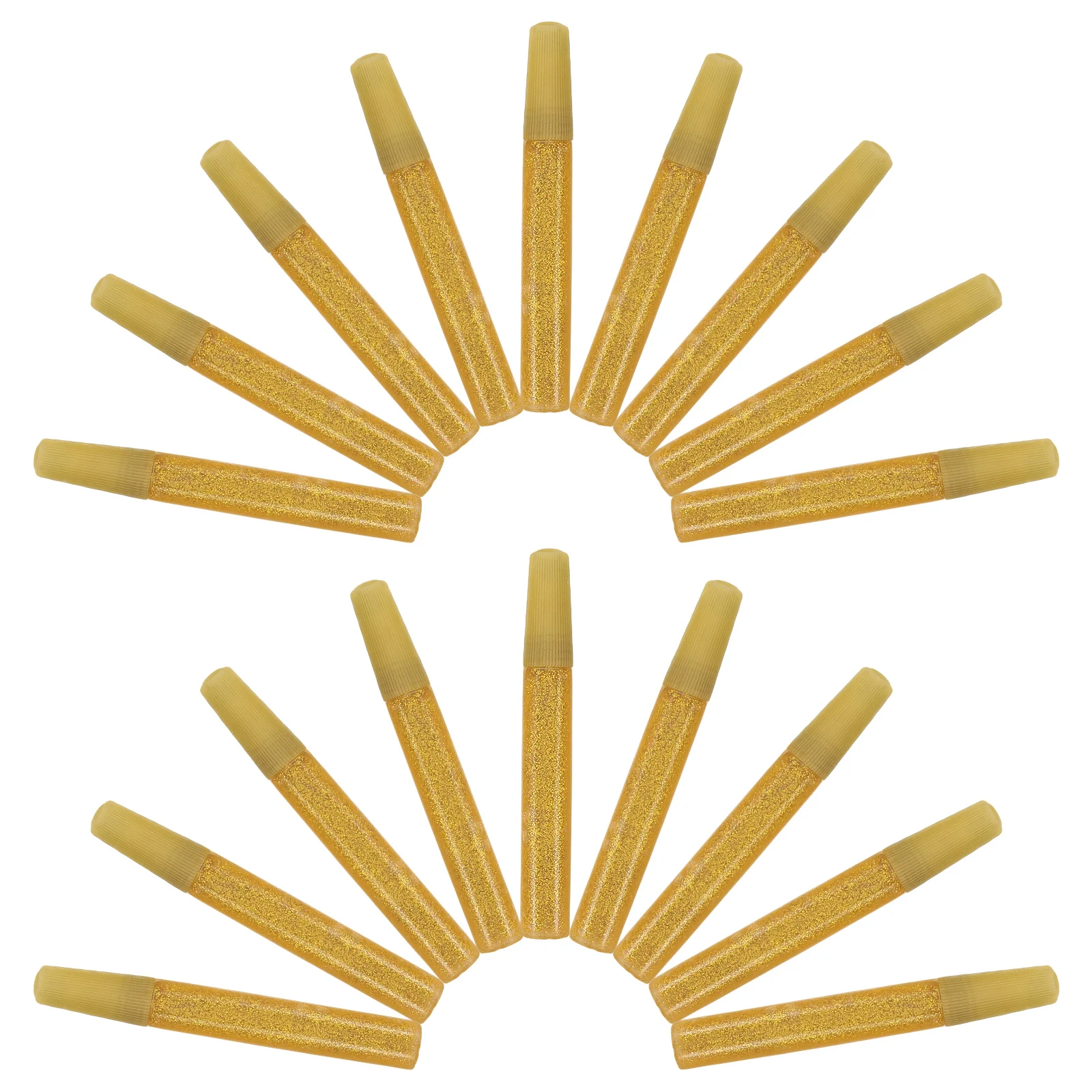 

50pcs Gold Children Powder Glitter Pens Kids Craft Sticks Sparkling Effect Smooth Fine Craftsmanship For Diy Art Projects