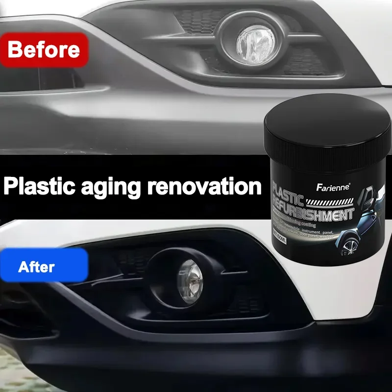 

Универсальный автомобильный восстановитель пластика Farienne 150 мл — средство для восстановления пластика для автомобилей, улучшает черный блеск, предотвращает старение, идеально