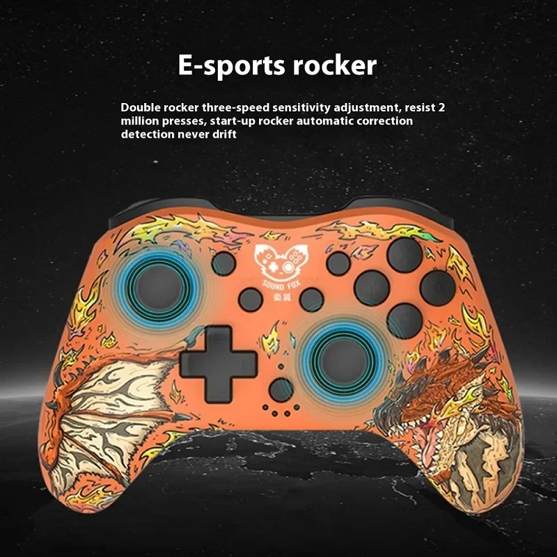 Soundfox Switch Game Handle Mini/S/Pro Version Ns Oled Wireless Somatosensory Bluetooth PC Steam Gamepad Android Monster Hunter