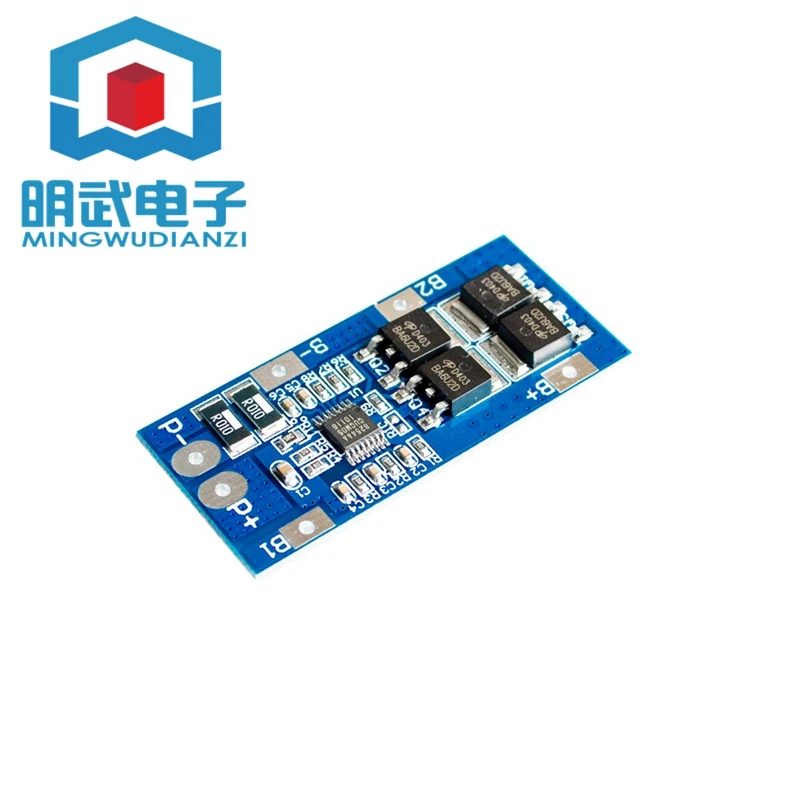 

3 strings of 11.1V lithium battery protection board 10A overcurrent 20A current limiting AOD403+8254AA solution