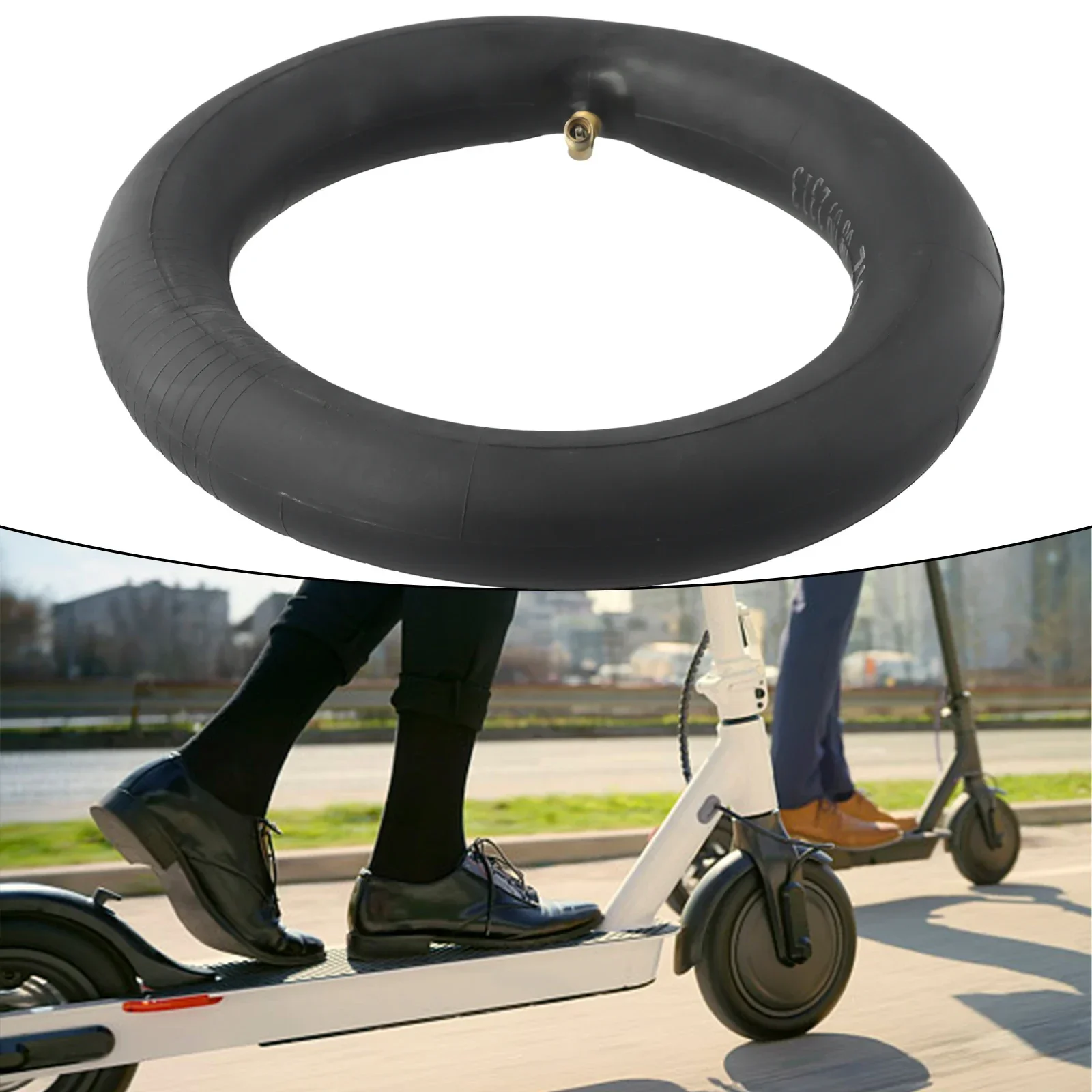 1x Scooter Inner Tube 8 1/2 X 2 Straight & Bent Valve For XIA0MI/LENOV0 Electric Kick Scooter 8.5in Tyre Wearproof Scooter Parts