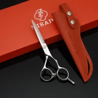 Tijeras de peluquería HISADA, máquina para cortar cabello de 5,5 pulgadas, material VG10, tijeras profesionales de alta calidad para peluquería