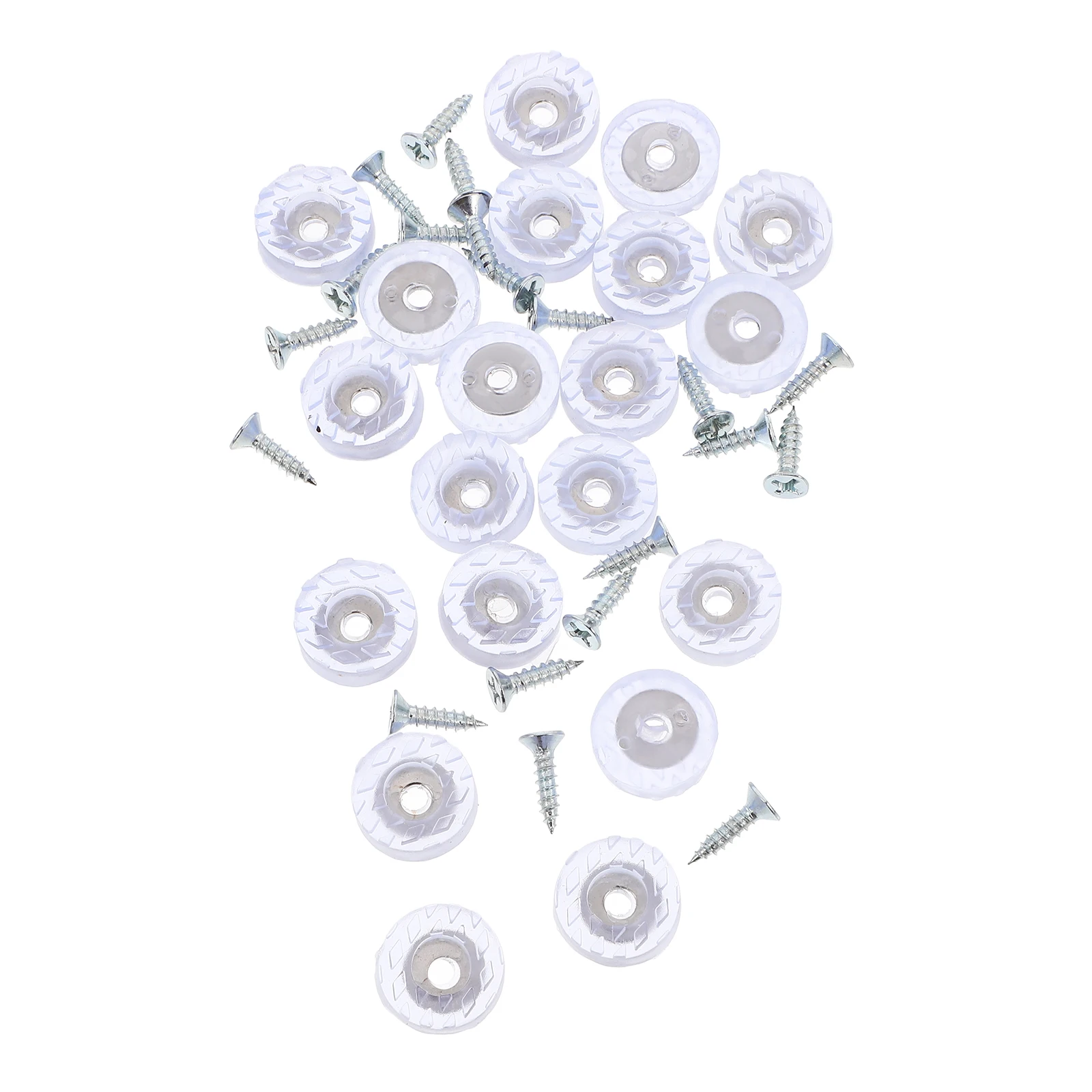 

20Pcs Rubber Furniture Feet Non-Slip Chair Legs Floor Protectors Anti-Scratch Screw-on Furniture Legs Suitable for Chairs Sofas