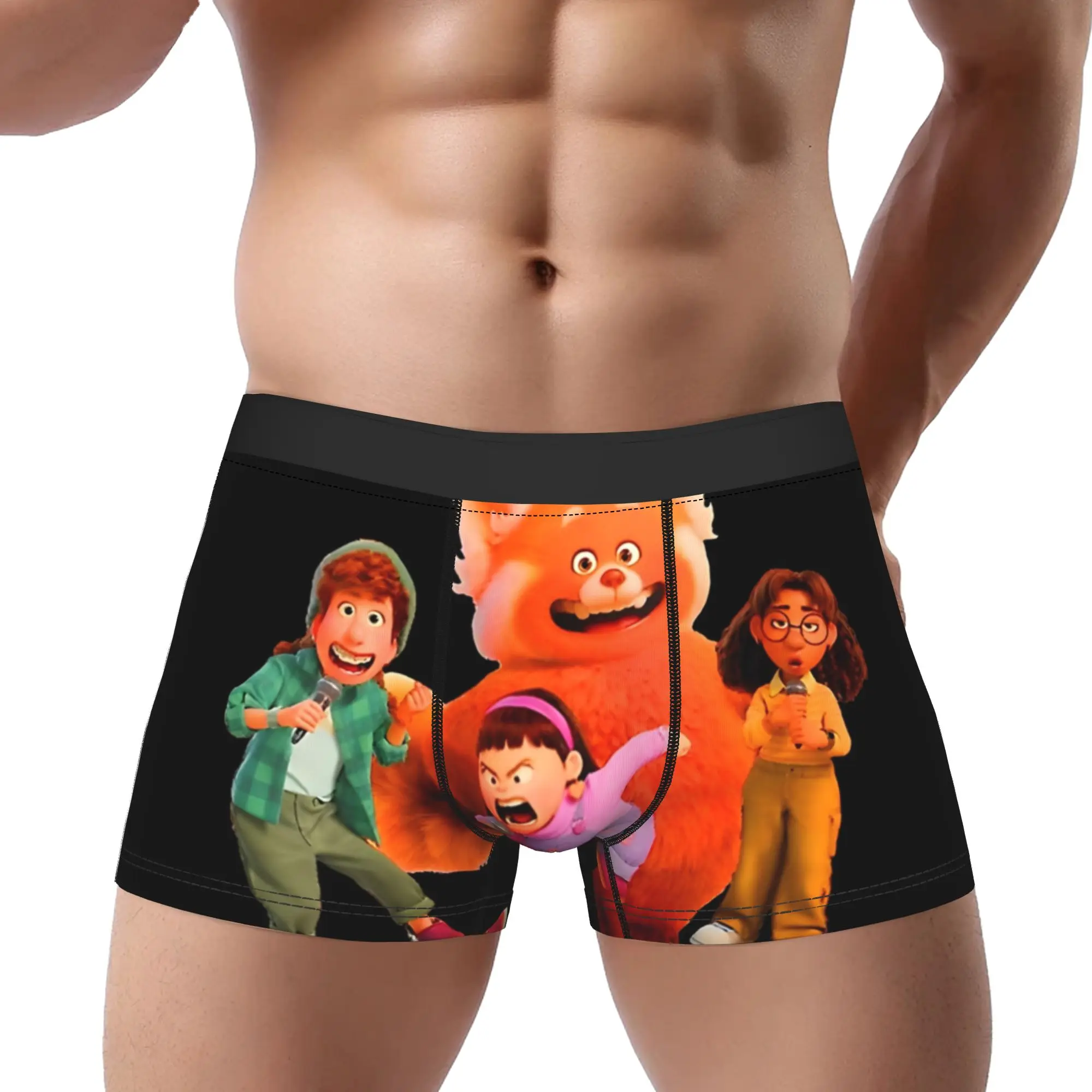 

Cute Family Turning Red Underpants Homme Panties Male Underwear Comfortable Shorts Boxer Briefs