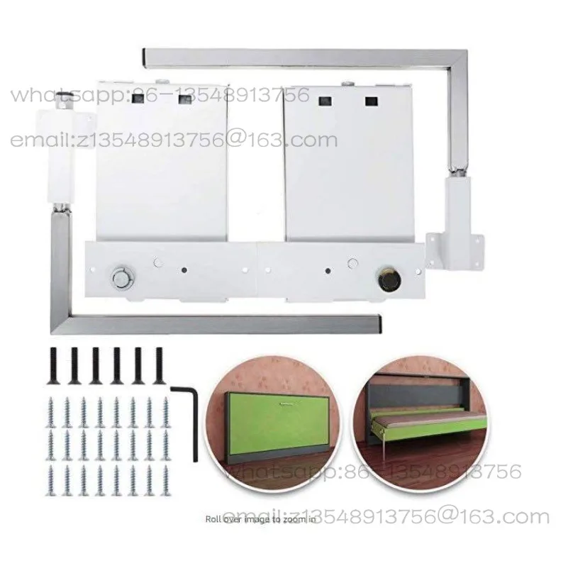 Invisible bed accessories support folding bed hinge against wall hinge medium