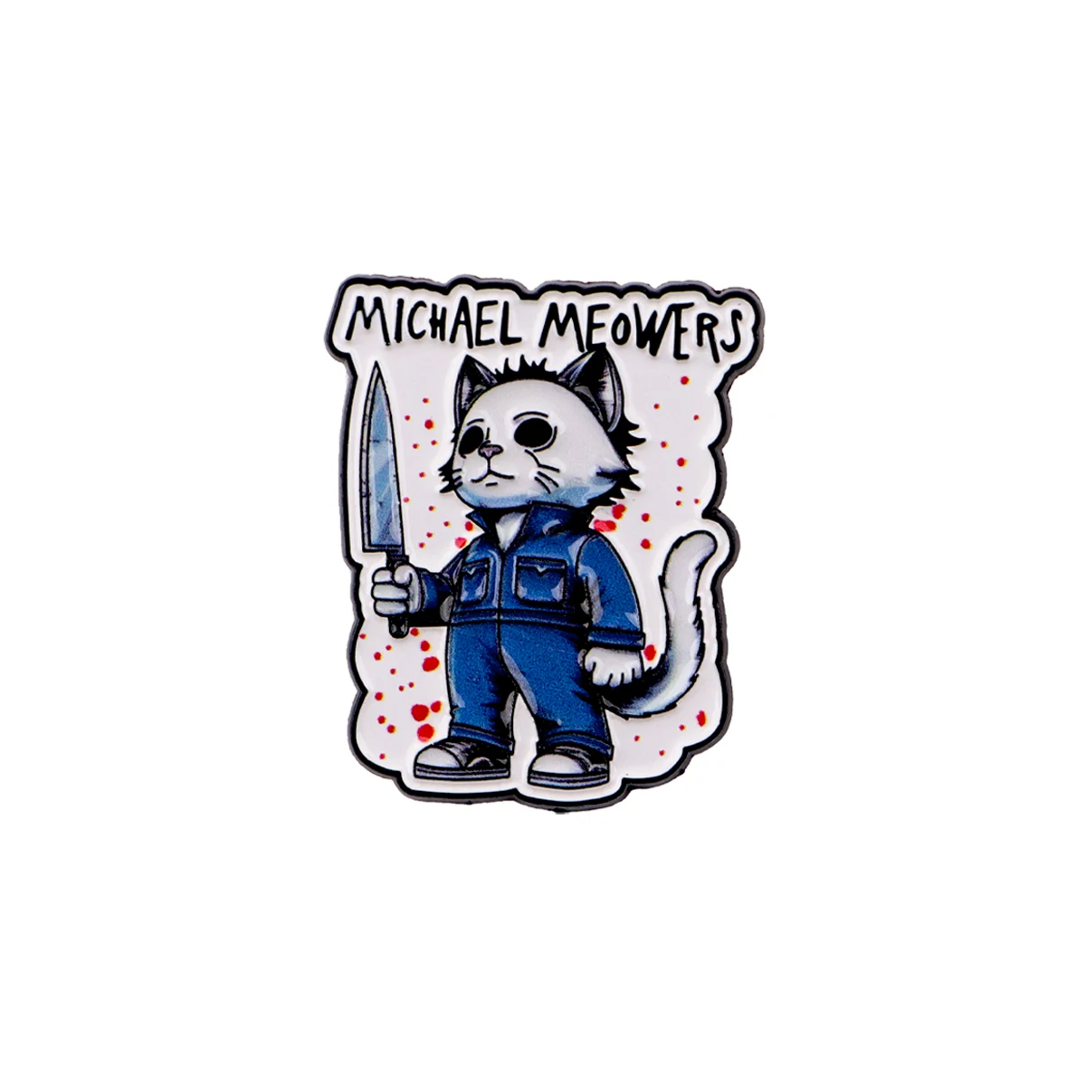 Horror Movie Killer Soft Enamel Pin Brooch for Clothes Badge Lapel Pins for Backpack Accessories Halloween Jewelry Gift