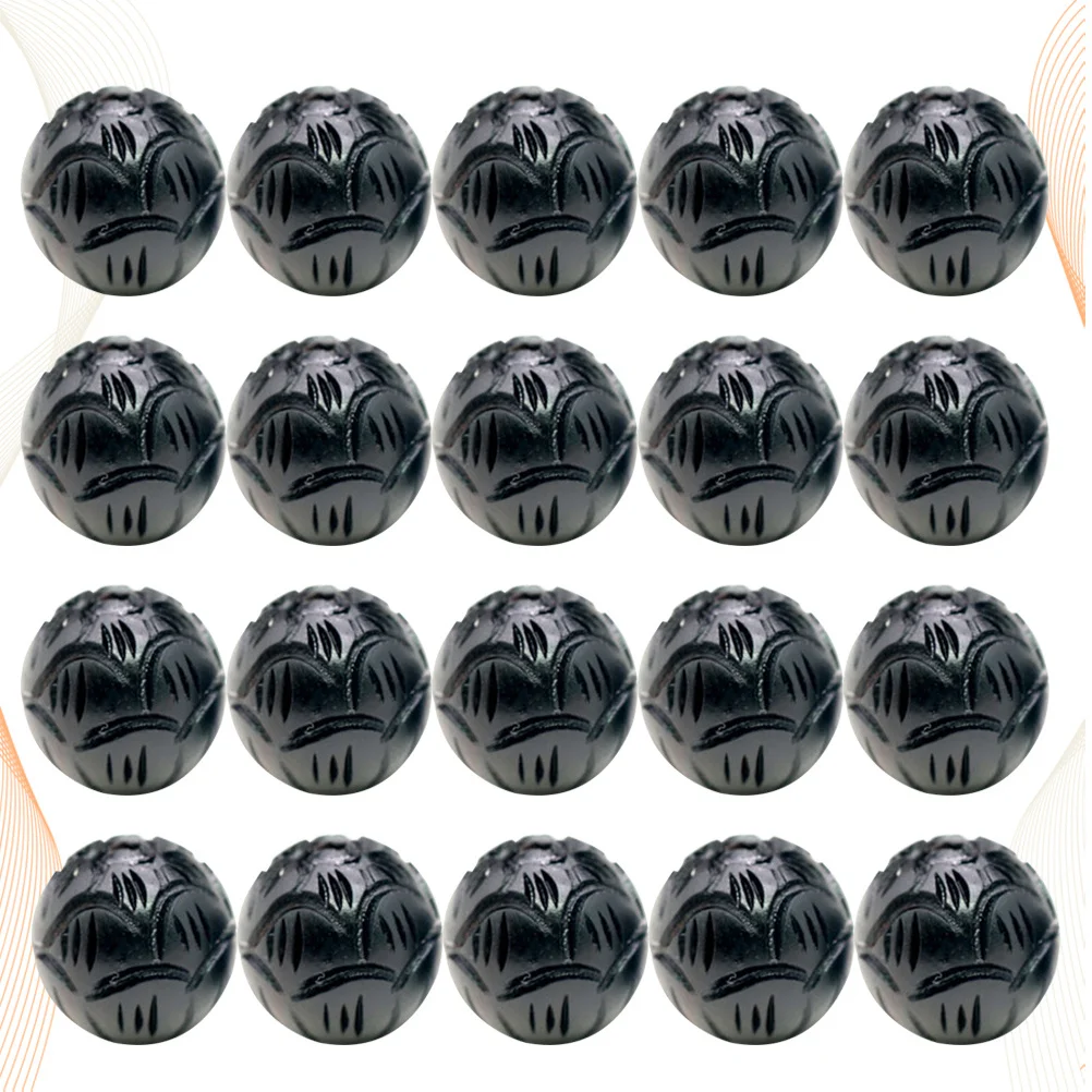 

20Pcs 8Mm Lotus Carved Ebony Beads Smooth Finish DIY Jewelry Beads for Bracelet Necklace Craft Gift Ideas DIY Bead Accessories