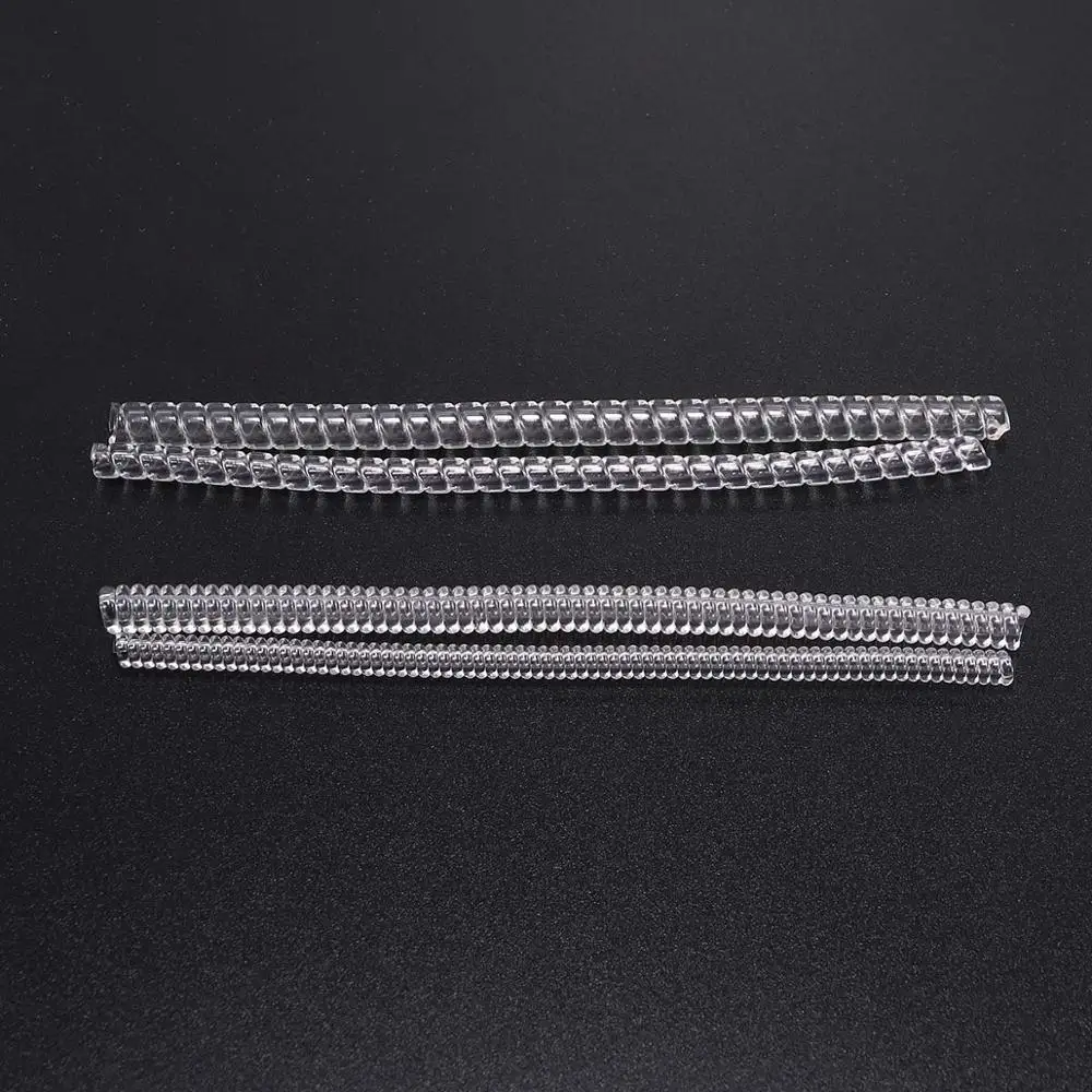 4pcs Transparent Spiral Ring Size Adjuster Tools