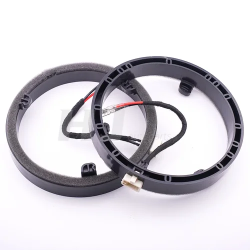 Imagen 2 del producto Soporte de arandela espaciadora de anillo de montaje de altavoz de 6,5 ""para coche, Base adaptadora de enchufe de arnés de bocina de rango medio para Mitsubishi, 2 uds.