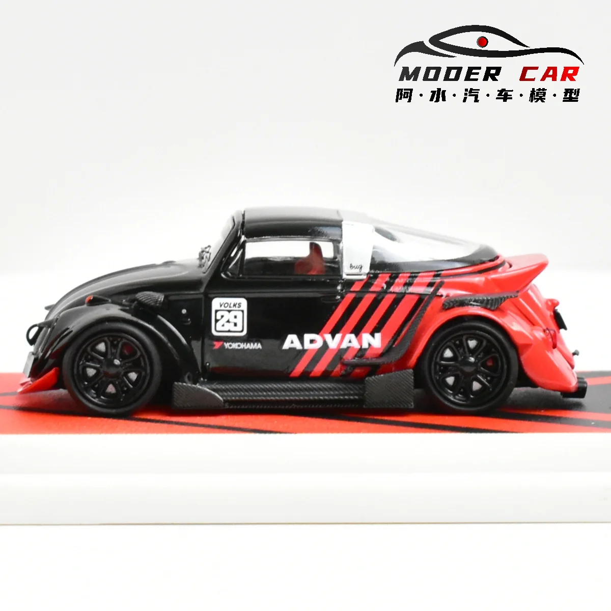 Time Micro TM 1:64 RWB ADVAN Diecast Model Car