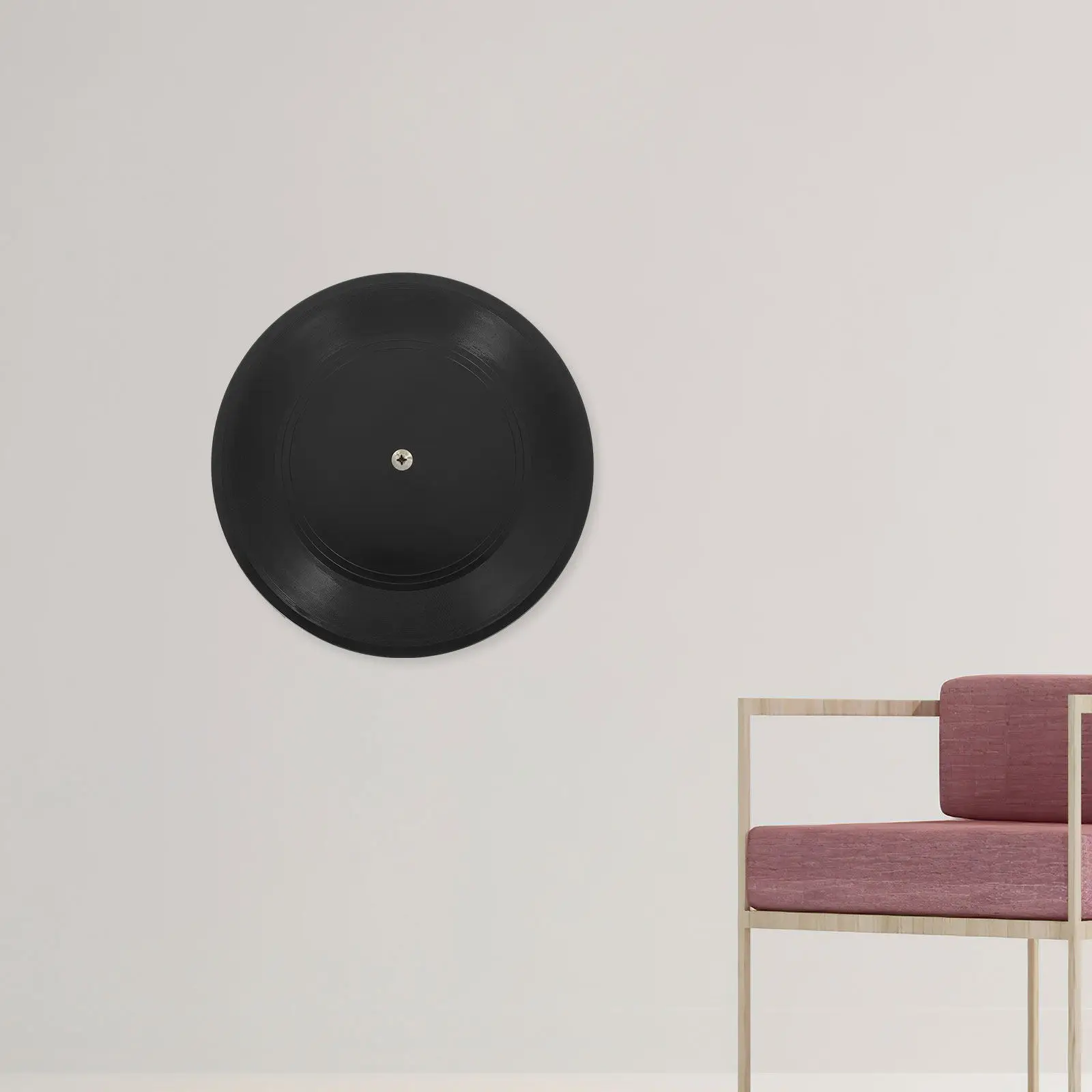 4Pcs Vinyl Record Wall Decor 12 Inch Blank Retro Discs Vintage Music Hanging Decoration for Home Studio Party Room
