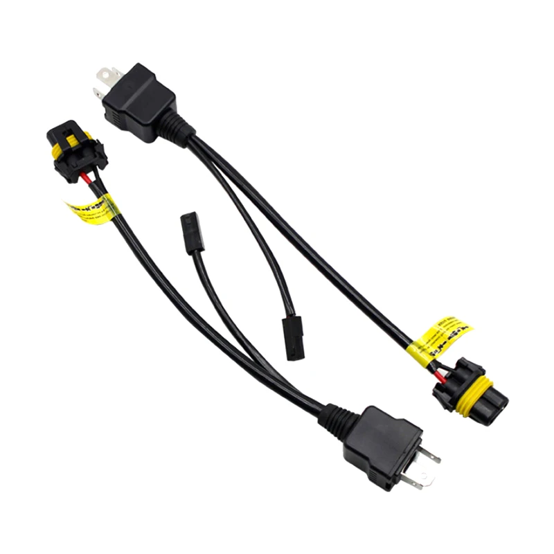 26cm H4 Relay Wireharness For H4 Bulb Upgrade Bi LED&Xenon Projector Lense Car Light Accessories High Quality
