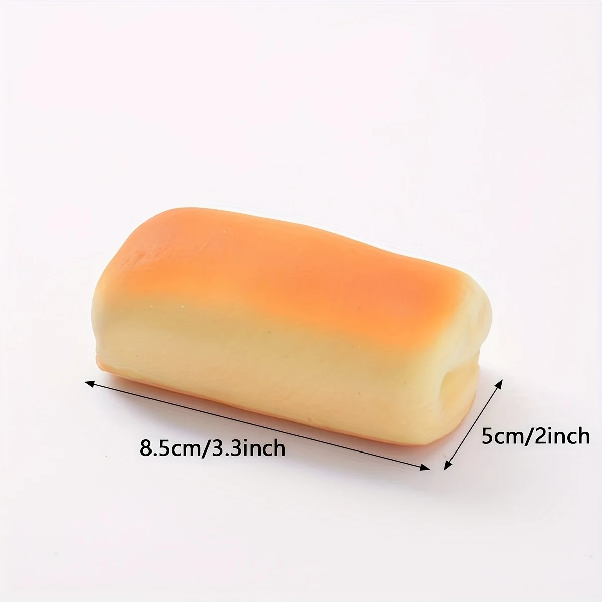 Simpatico mini pane squishy a vita lenta - Giocattolo realistico antistress per alimenti Fidget Photography Prop