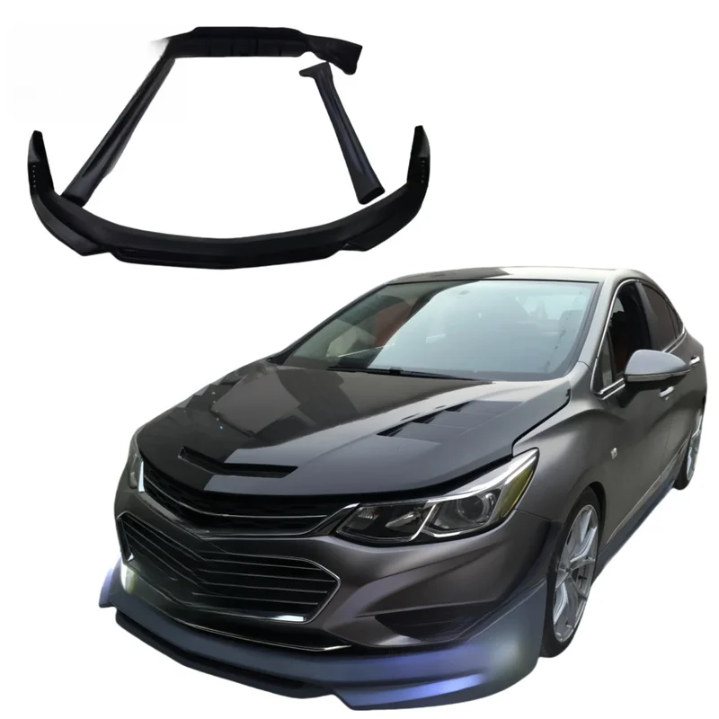 High Quality Front Lip Rear Lip Side Skirt Hood Spoiler and Diffuser Kit for Compact Sedan 2017-2019 Off-Road