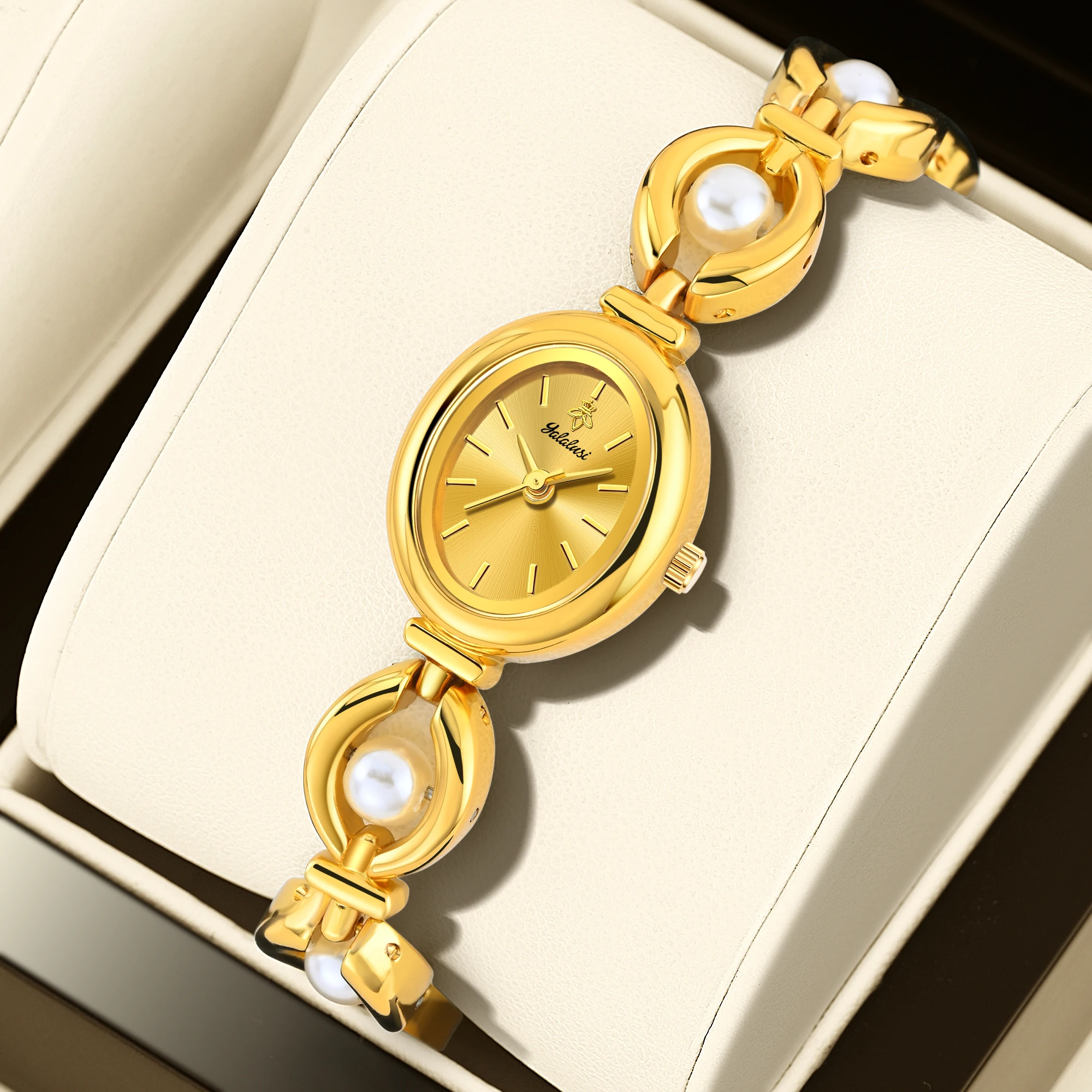 YaLaLuSi Fashionable Ladies’ Watches Affordable Luxury Rhinestone Bracelets and Wristwatches Elegant Business Accessories