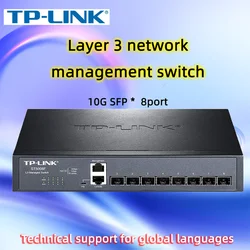 TP-Link 10gbps Switch Sfp+ All 8*10000mbps 3-layer Manager Network TL-ST5008F Internet Hub Switches 10G Ethernet Interrupteur