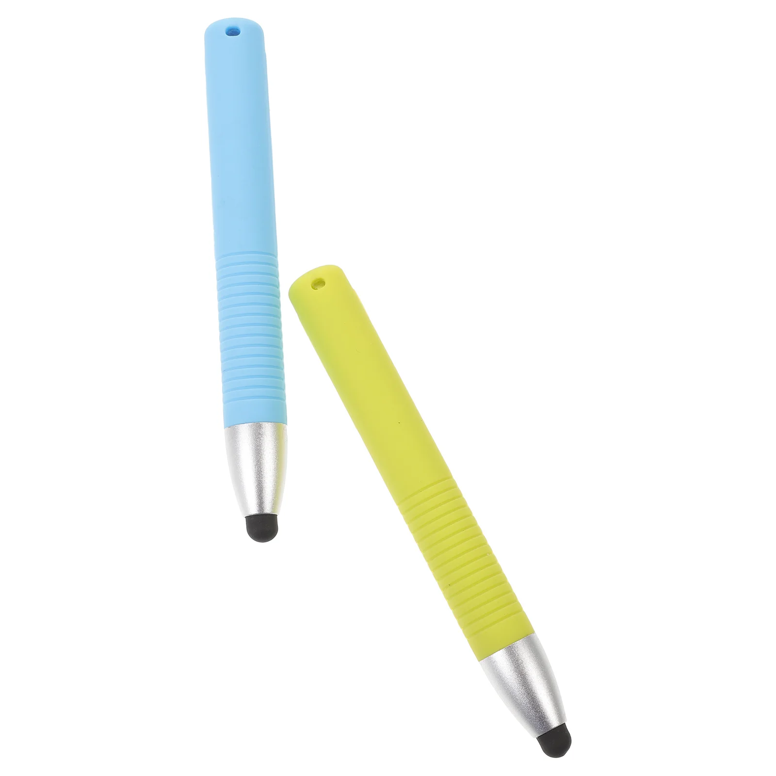 

2 шт., стилус для планшета, эргономичная ручка, мягкий наконечник, универсальная емкостная ручка для сенсорного экрана для детей, обучения рисованию