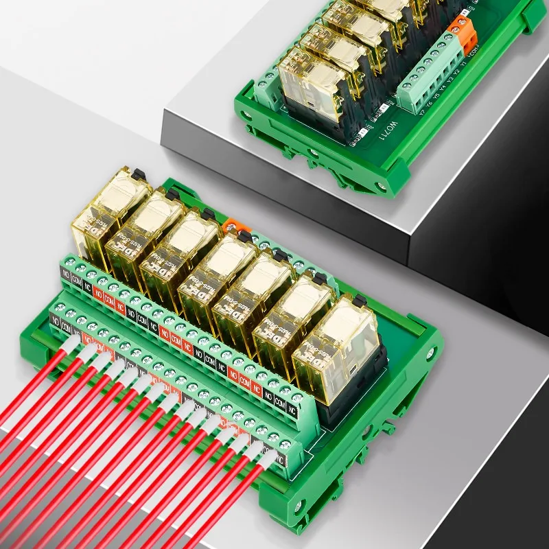 Use Omron Schneider and Quan relay module intermediate relay control module 24VRJ2SG2R-1