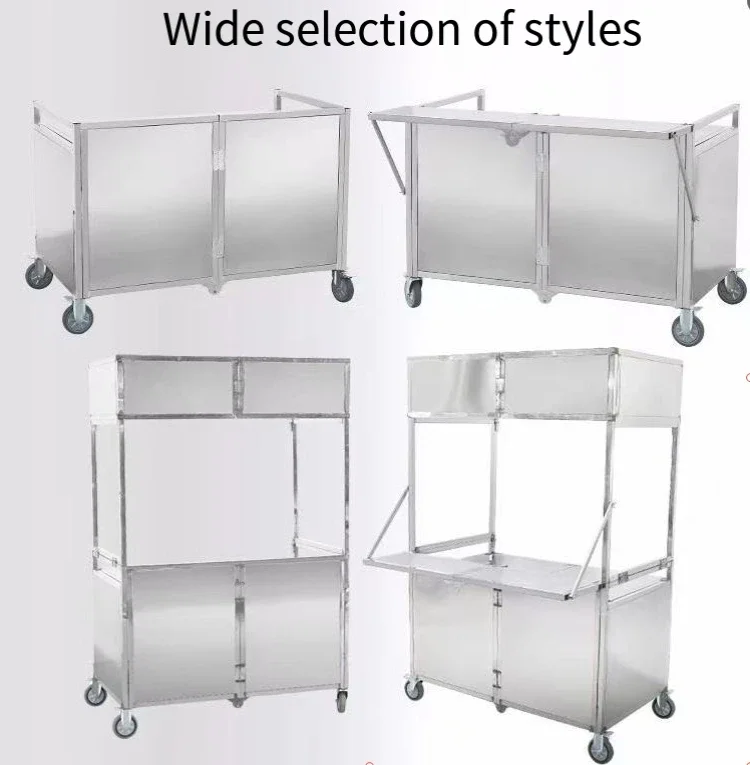 Commercial Portable Collapsible Foldable Grocery Food Shopping Utility Wagon Trolley Cart New Condition Folding Food Cart Wheels