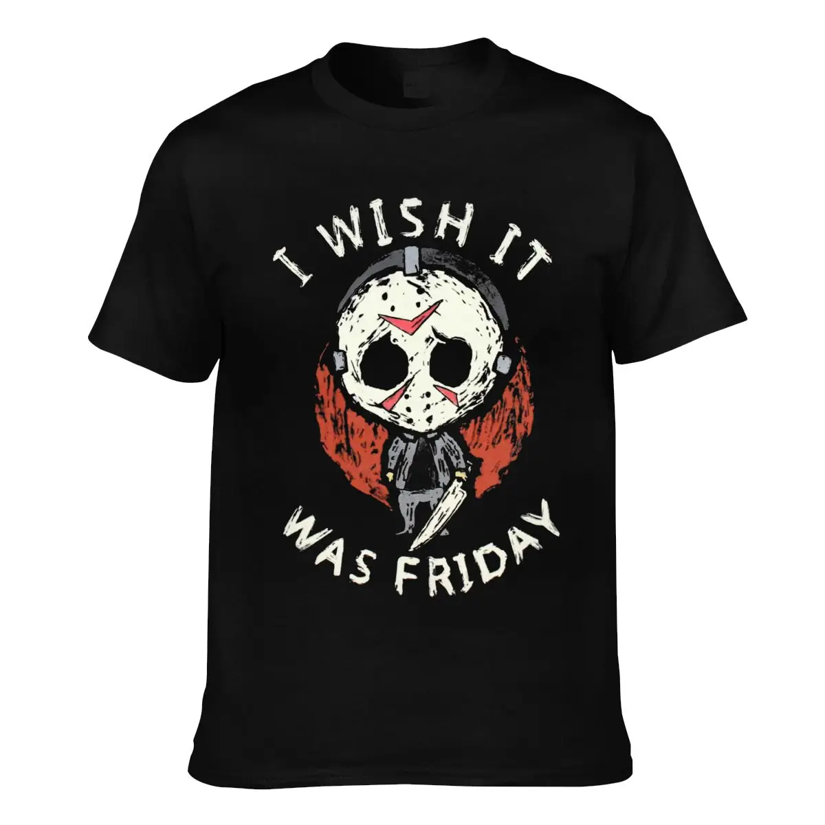 Man T Shirt Jason Voorhees Friday Cute T Shirts Film	 Original Cotton Printed Tee Shirt O NeckTees Gift Idea Big Size 4XL 5XL