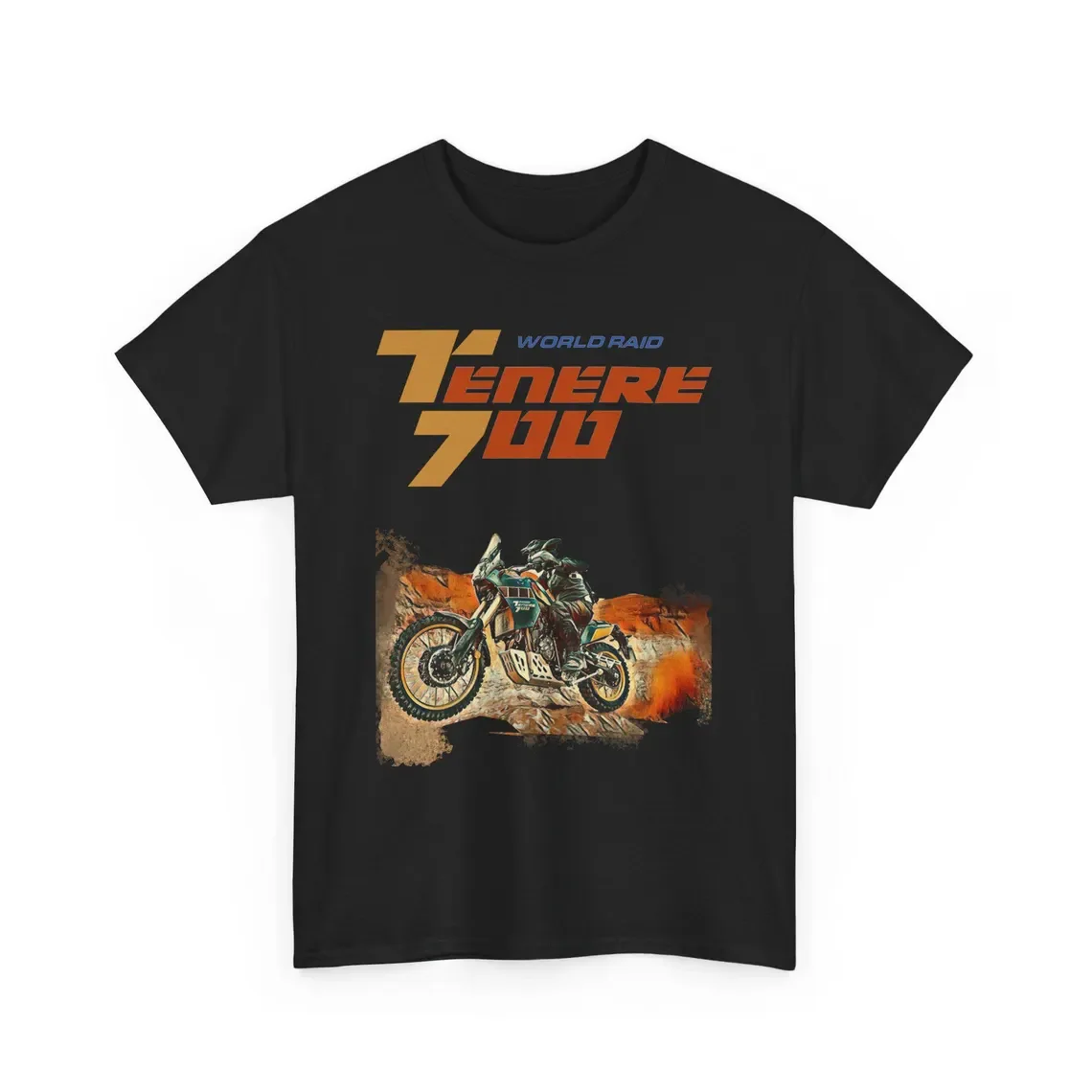

2025 summer Casual Men T Shirt Tenere 700 T7 T-shirt motorcycle Graphic Short Sleeves 100% Cotton Moto Apparel for Bikers Cool