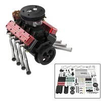 FS-V800G TOYAN 4 Stroke Engine 28cc Water Cooled Version Engine Model Kit V8 Gasoline Full Metal Engine Model