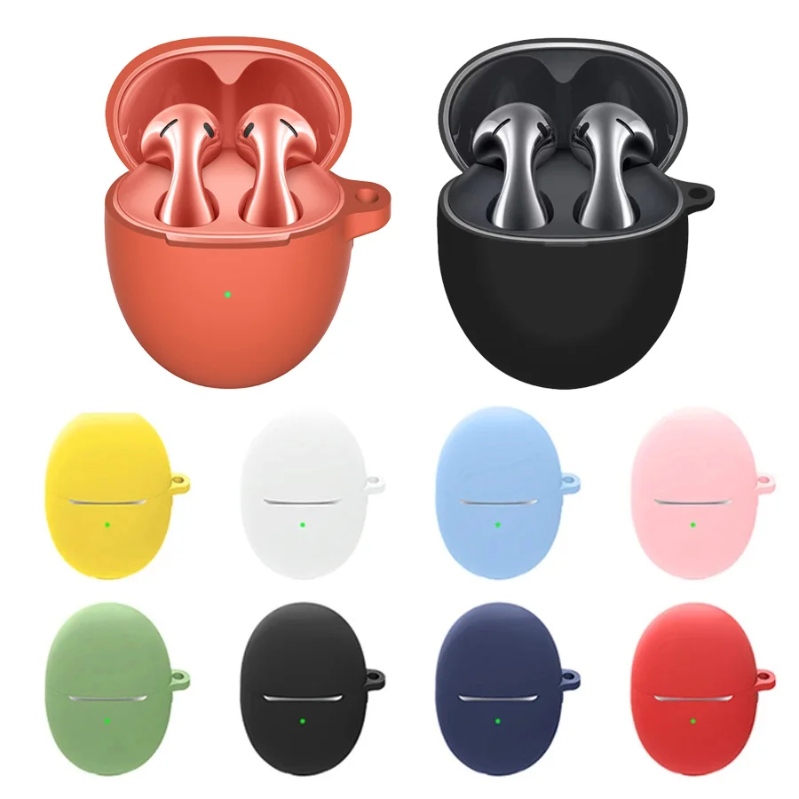 Silicone Earphone Cover Case For Huawei Freebuds 5 Headset Protector Shell For Huawei Freebuds 5 Case Accessories With Hook