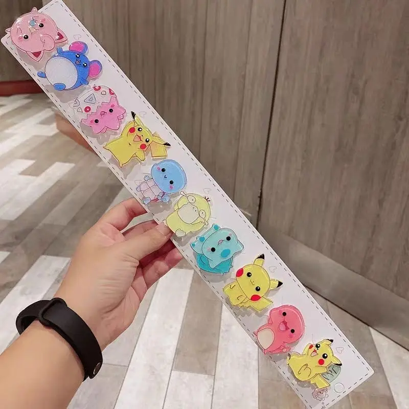 Pokémon Hair Clips Hairpins Cute Hair Accessories for Students Girl Headwear Bangs Clip Side Hair Clip Decorations Fun Gifts view 5