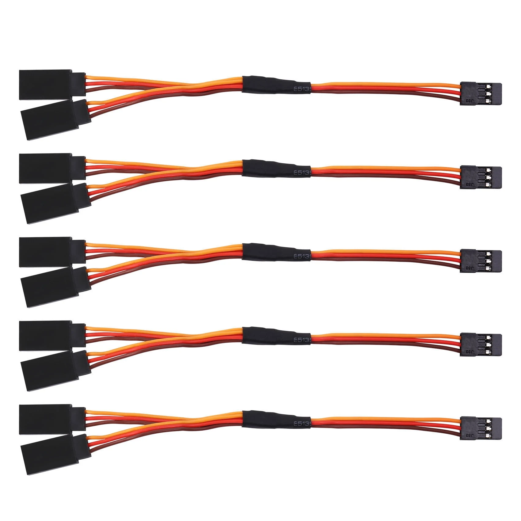 

5Pcs 150mm Y Type Extended Line Extension Lead Wire Cable For Futaba Jr Y Harness Servo Lead Extension