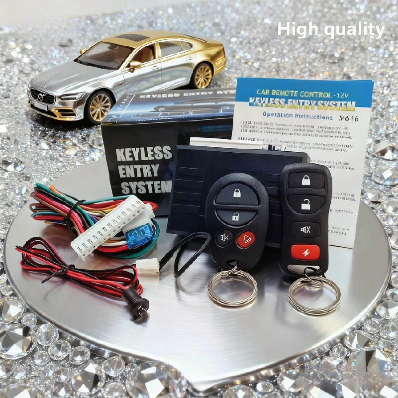 

Автомобильная сигнализация с кнопкой автоматического запуска, дистанционное управление, комплект автоматического запуска зажигания двигателя, дверной замок автомобиля, вход без ключа