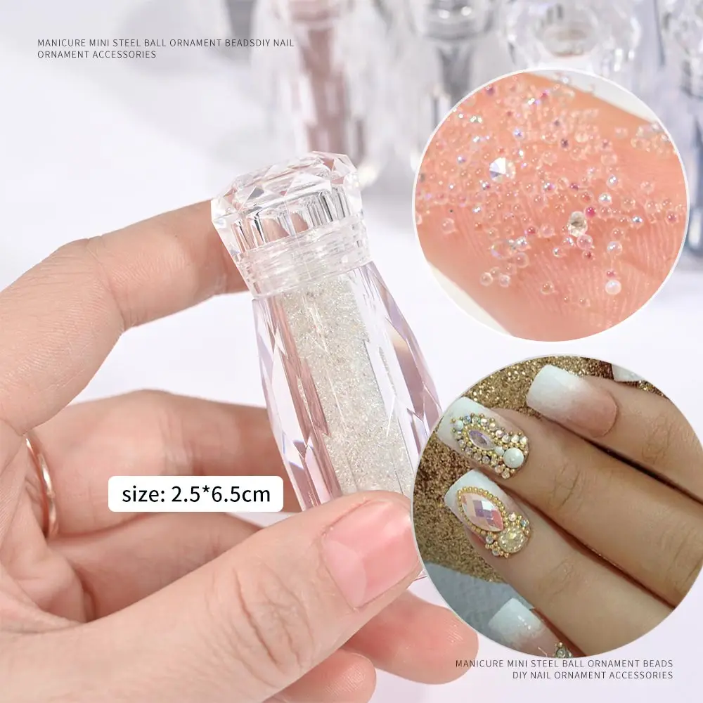 Diamonds Micro Caviar Beads Micro Pixie Nail Stone Beads Nail Crystal Rhinestone Mini 3D Nail Art Rhinestones Beads 5gram