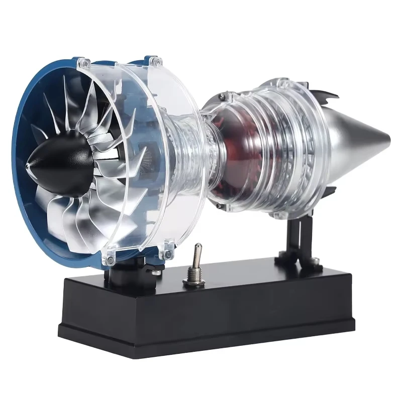

C919 TECHING Aircraft Turbofan Engine Model Kit DIY Metal Assembly Kit Toy Building Blocks 170pcs+