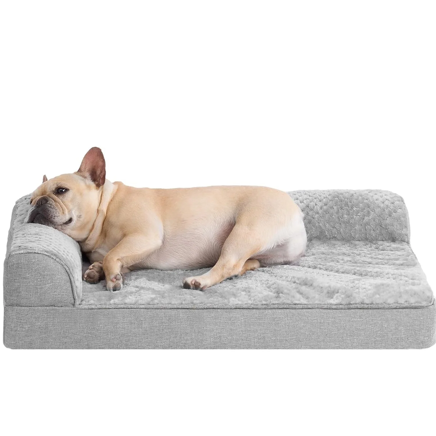 

Orthopedic Dog Bed for Small Medium Dogs Sofa Pet Bed with Removable Washable Cover and Non-slip Bottom Waterproof Couch Cat Bed