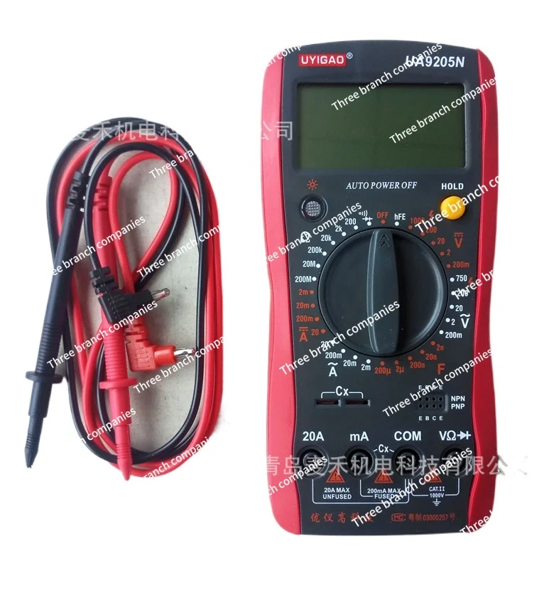 Multimeter Ua9205n Digital Multimeter Digital Signal Display Instrument