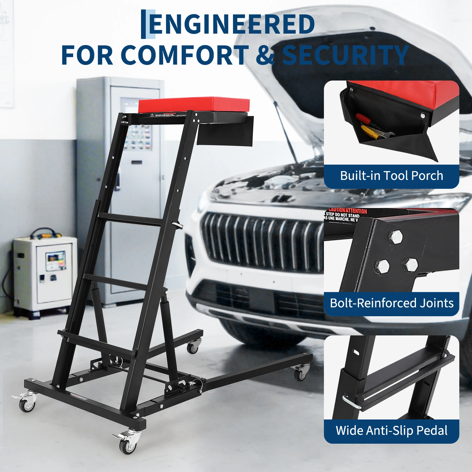 Zware, inklapbare motoronderst - Tools Use In Workshop recensie en prijs