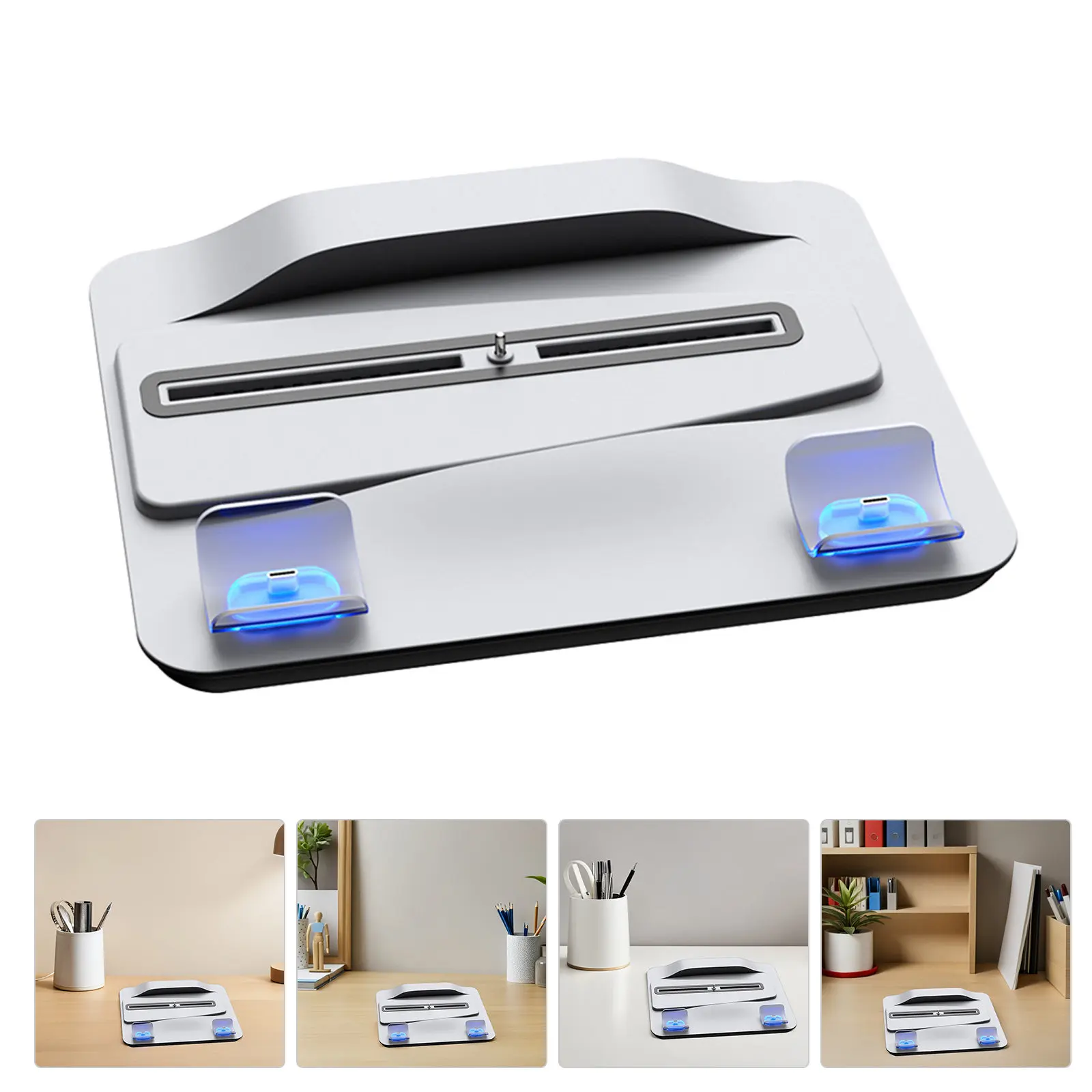 base-di-ricarica-per-console-di-gioco-supporto-di-raffreddamento-multifunzione-stazione-di-ricarica-doppia-per-gamepad-caricatore-per-controller-con-tripla-funzione