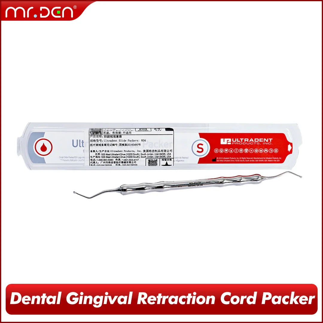 Dental Gingival Retraction Cord Packer Ultrapak Sliding Packer 45° 90° Angle Handpiece Instrument For Retraction Cord Placement
