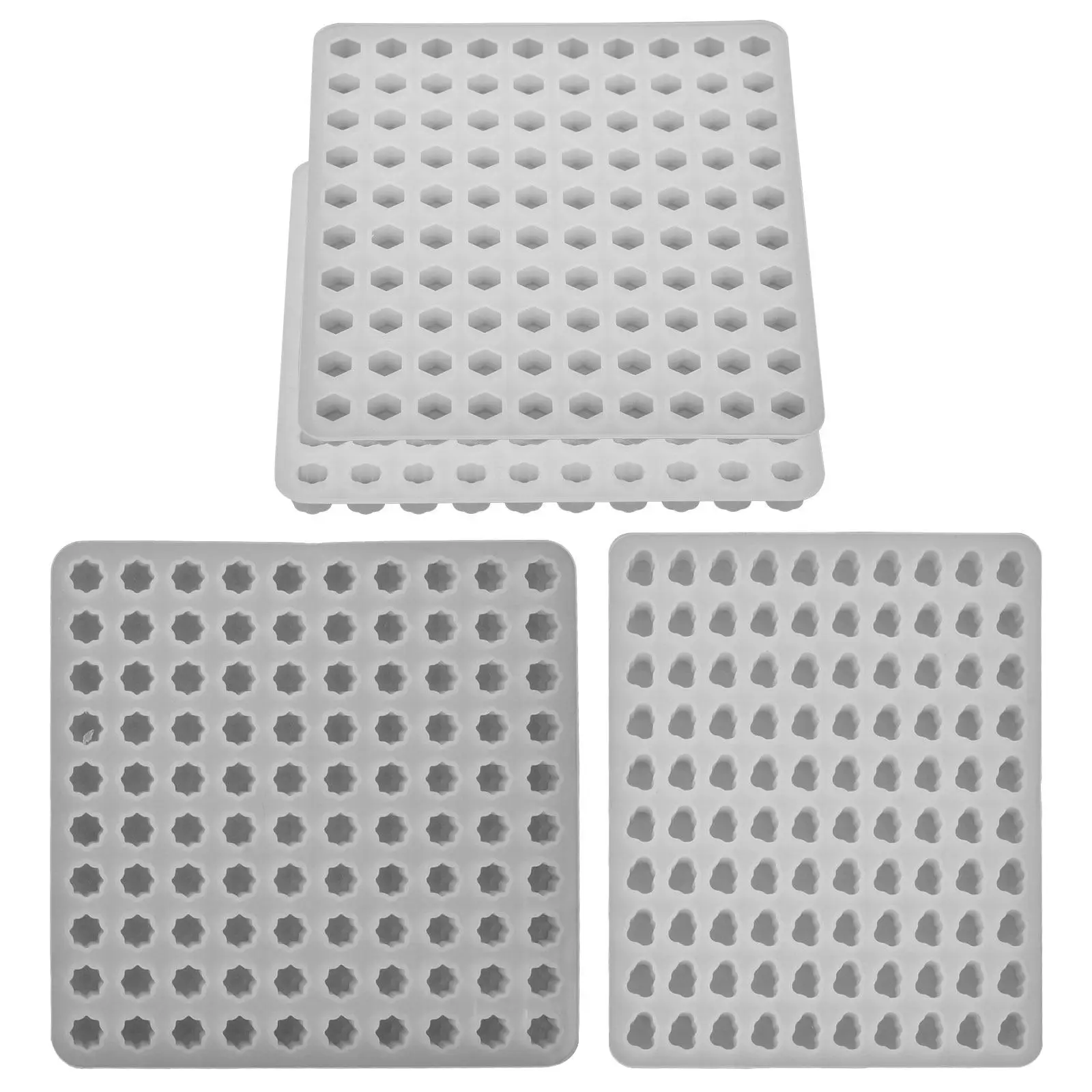 

4Pcs Premium Silicone Wax Seal Stamp Molds Smooth Easy Demould DIY Craft Supply for Wax Beads Making Sealing Stamp Crafts