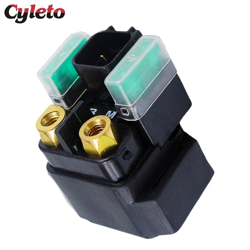 Cyleto Motorcycle Starter Solenoid Relay For Yamaha YP 400 Majesty Tmax XP500 XSR 700 XTribute XSR900 SCR950 XVS950 Bolt FJR1300