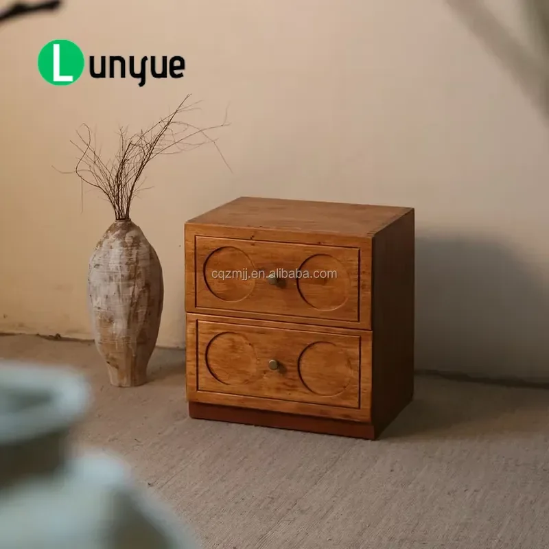 Luxury Traditional Natural Solid Wood Handmade Eco Friendly Large Capacity Storage Elegant Display Furniture For Family Villa